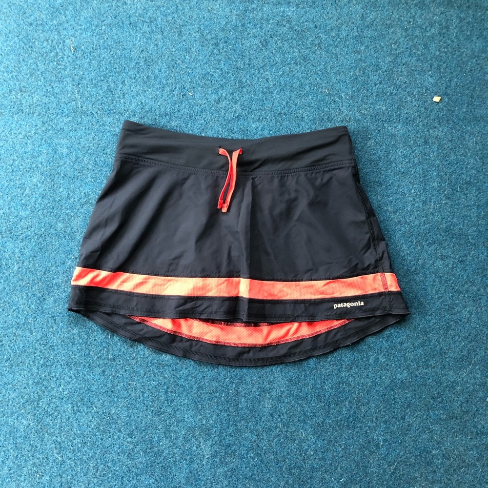 Navy and Pink Patagonia Skirt